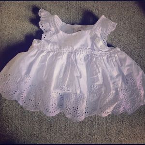 BabyGap white infant dress